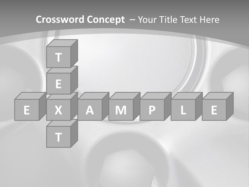 Bolt Parts Tyre PowerPoint Template