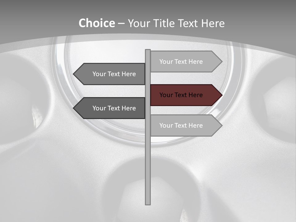 Bolt Parts Tyre PowerPoint Template