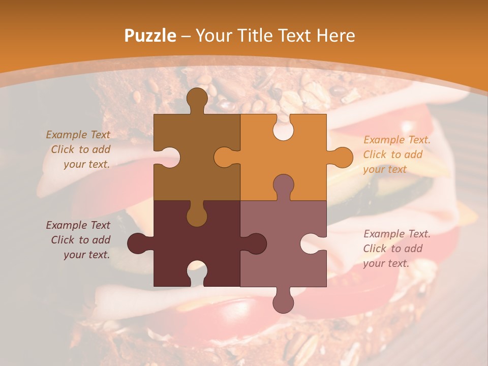 Meal Edible Cob PowerPoint Template