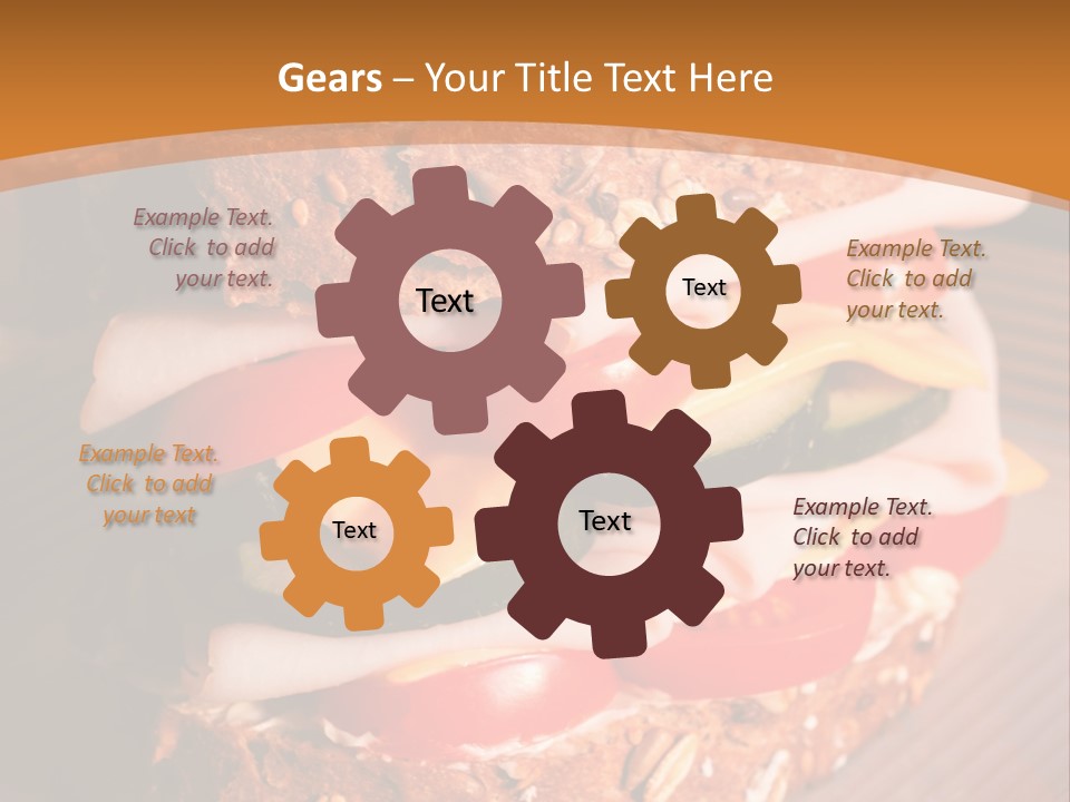 Meal Edible Cob PowerPoint Template