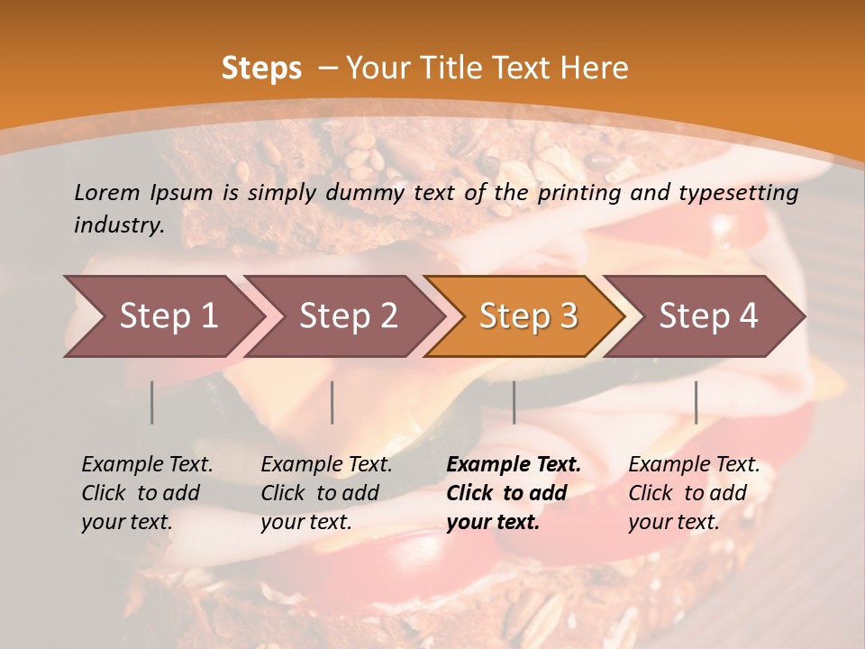 Meal Edible Cob PowerPoint Template