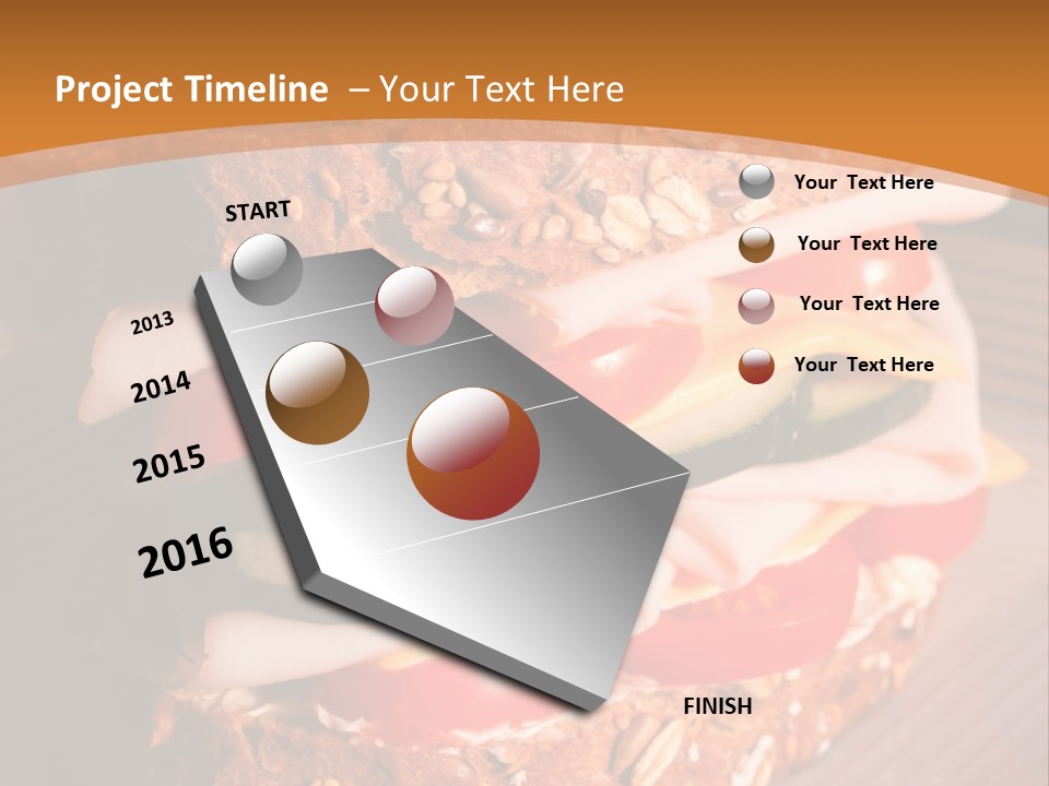 Meal Edible Cob PowerPoint Template