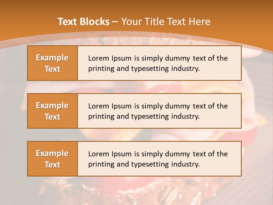 Meal Edible Cob PowerPoint Template