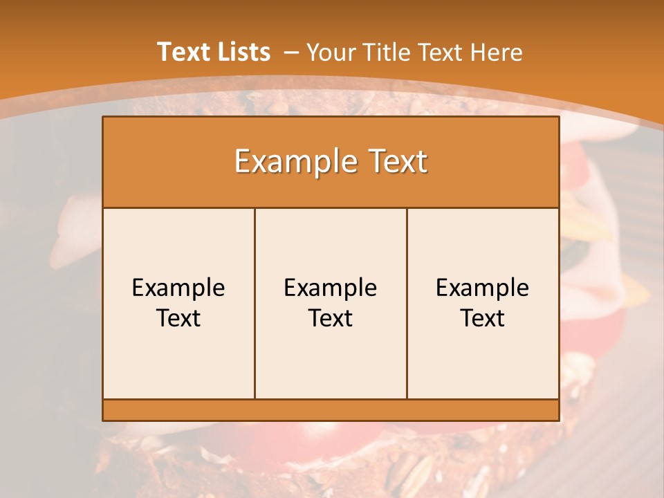 Meal Edible Cob PowerPoint Template