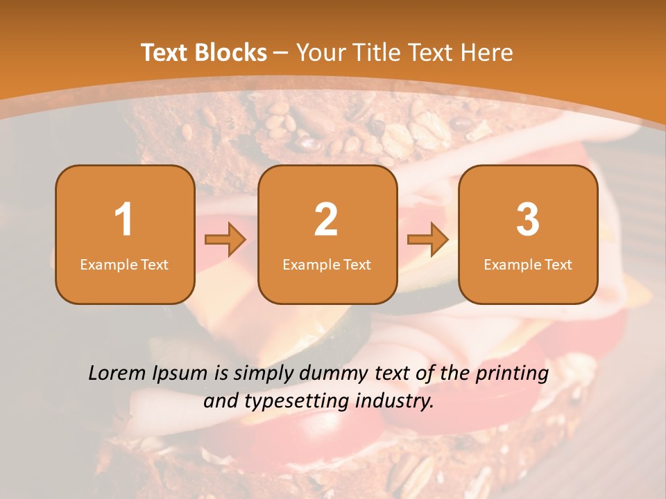 Meal Edible Cob PowerPoint Template