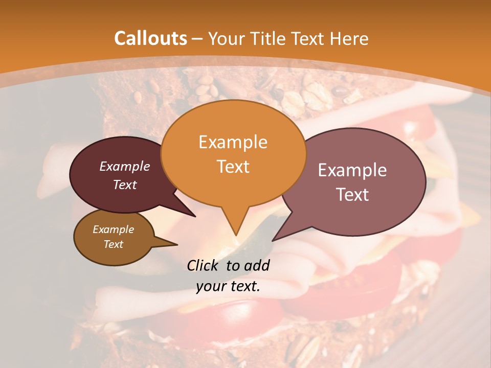 Meal Edible Cob PowerPoint Template