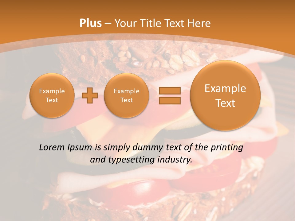 Meal Edible Cob PowerPoint Template