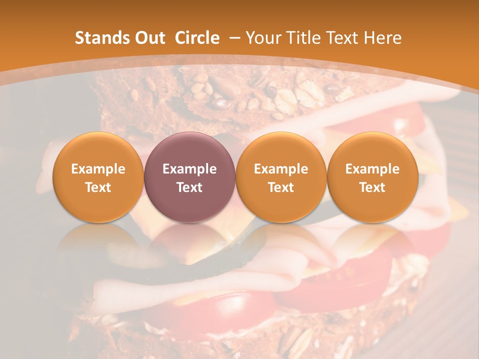 Meal Edible Cob PowerPoint Template