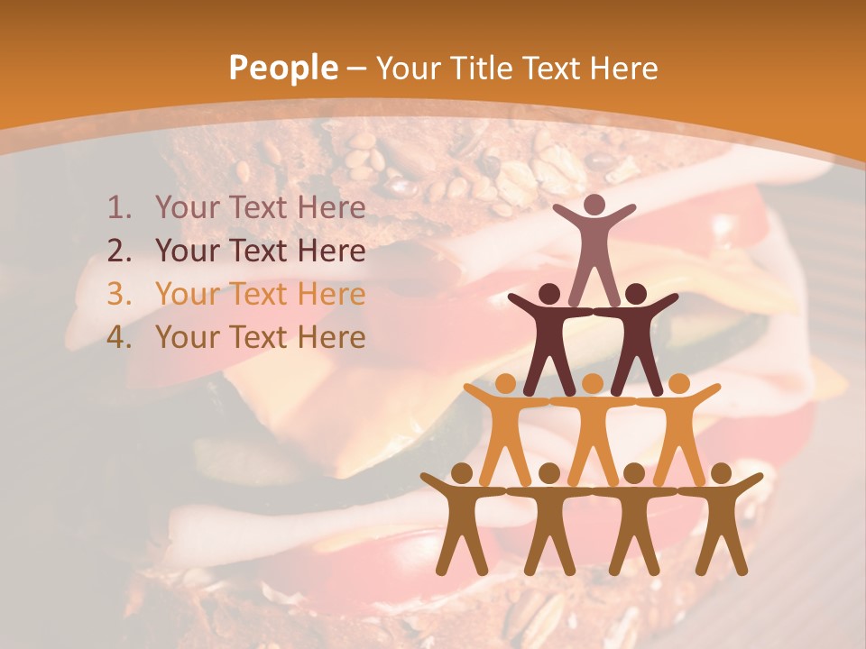Meal Edible Cob PowerPoint Template