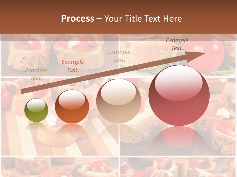 Wooden Board Appetizer Horizontal PowerPoint Template