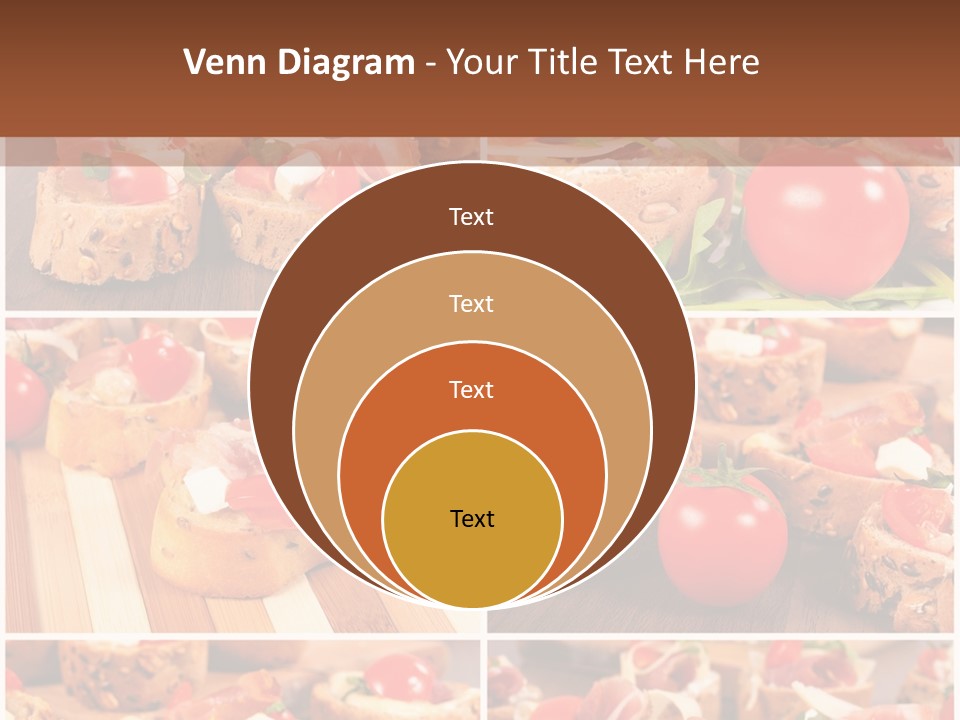 Wooden Board Appetizer Horizontal PowerPoint Template