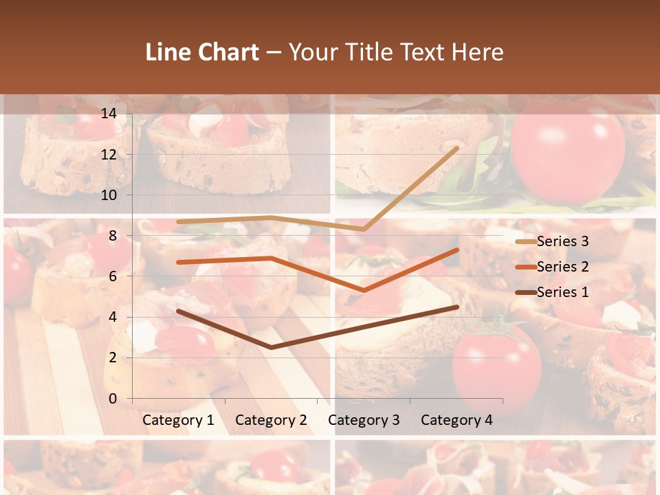 Wooden Board Appetizer Horizontal PowerPoint Template