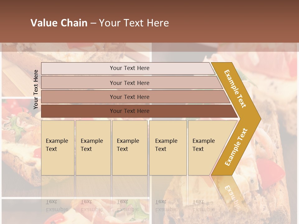 Dish Crostini Mediterranean PowerPoint Template