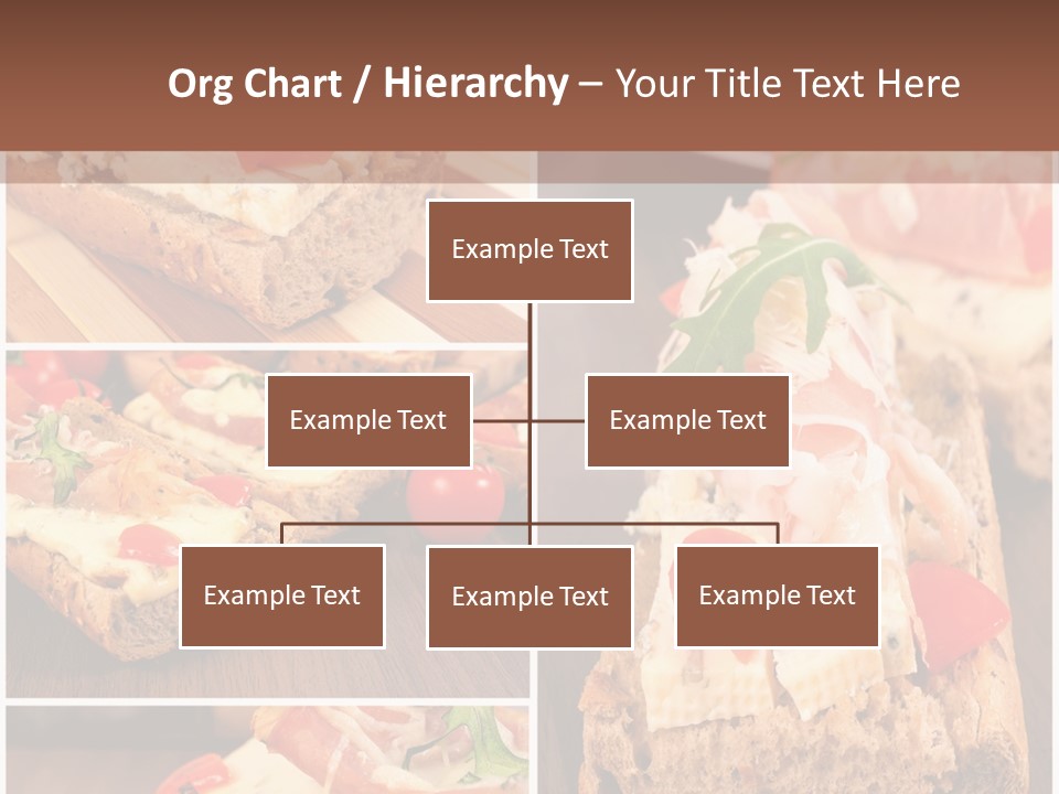 Dish Crostini Mediterranean PowerPoint Template