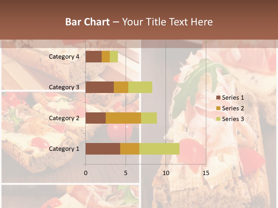Dish Crostini Mediterranean PowerPoint Template
