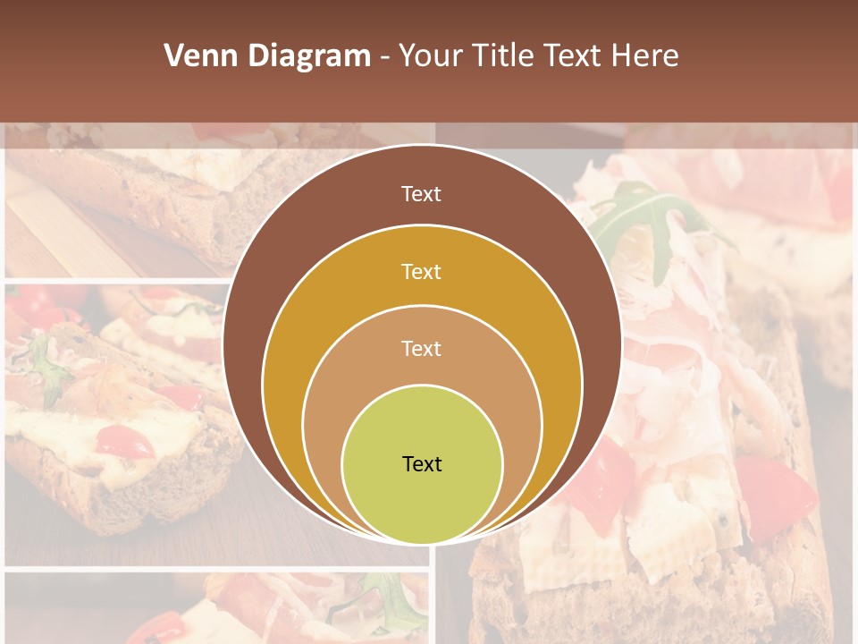 Dish Crostini Mediterranean PowerPoint Template