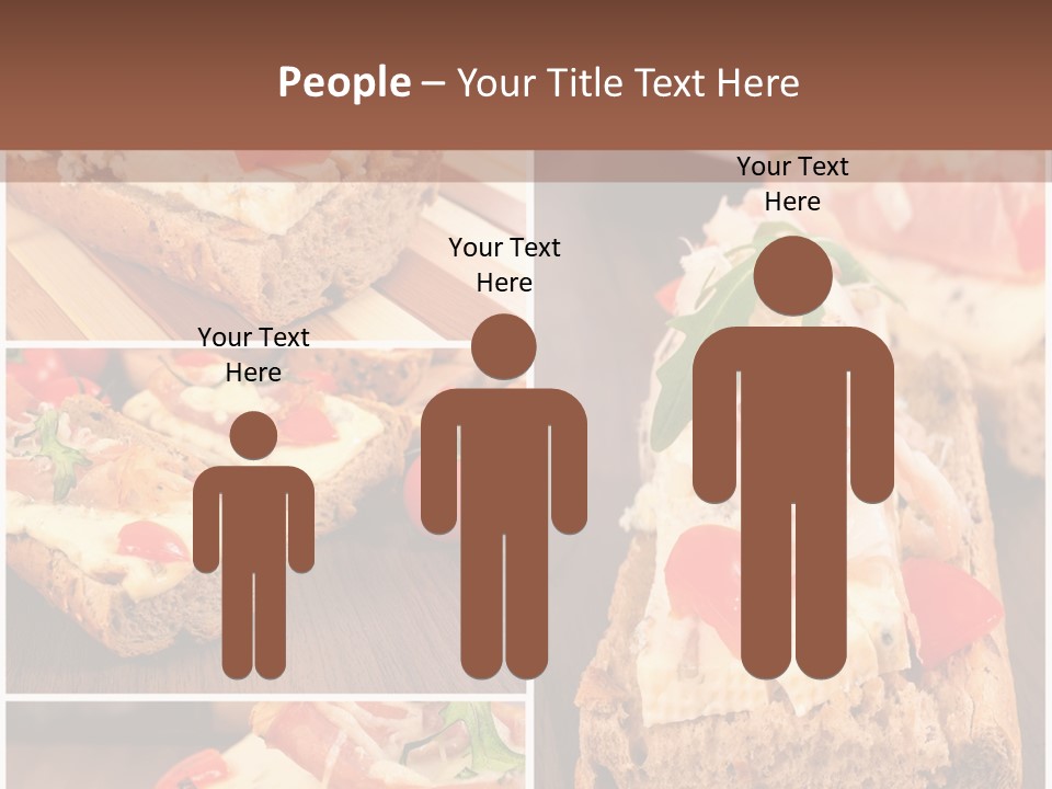 Dish Crostini Mediterranean PowerPoint Template