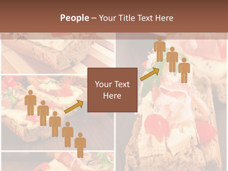 Dish Crostini Mediterranean PowerPoint Template