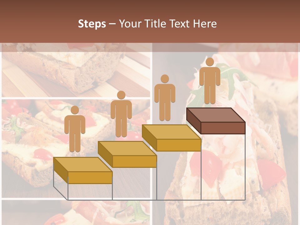 Dish Crostini Mediterranean PowerPoint Template