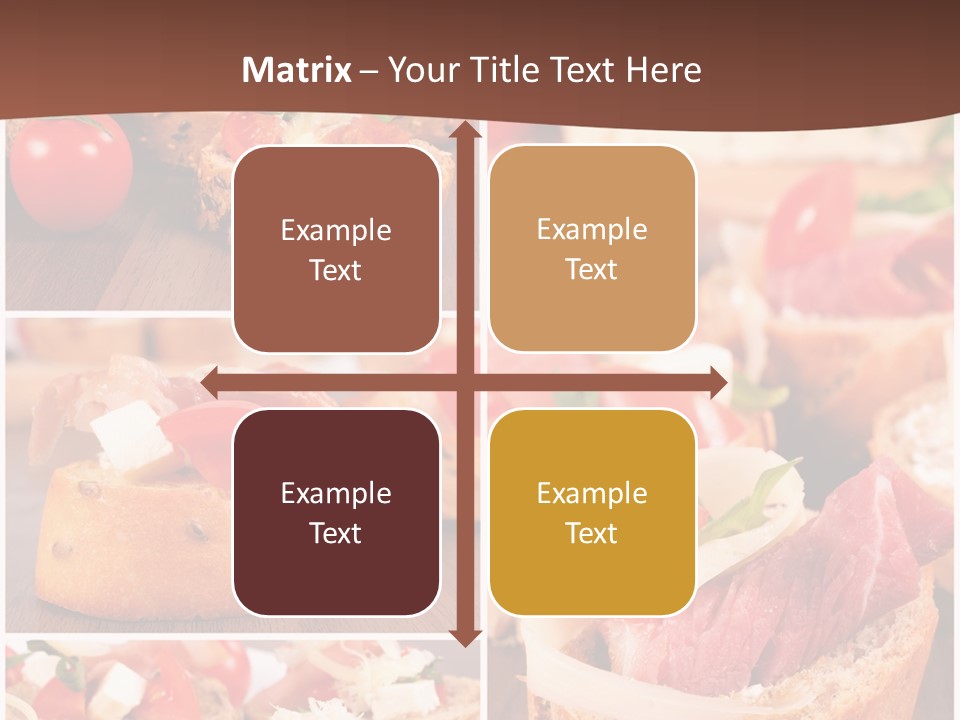 Fresh Starter Food PowerPoint Template