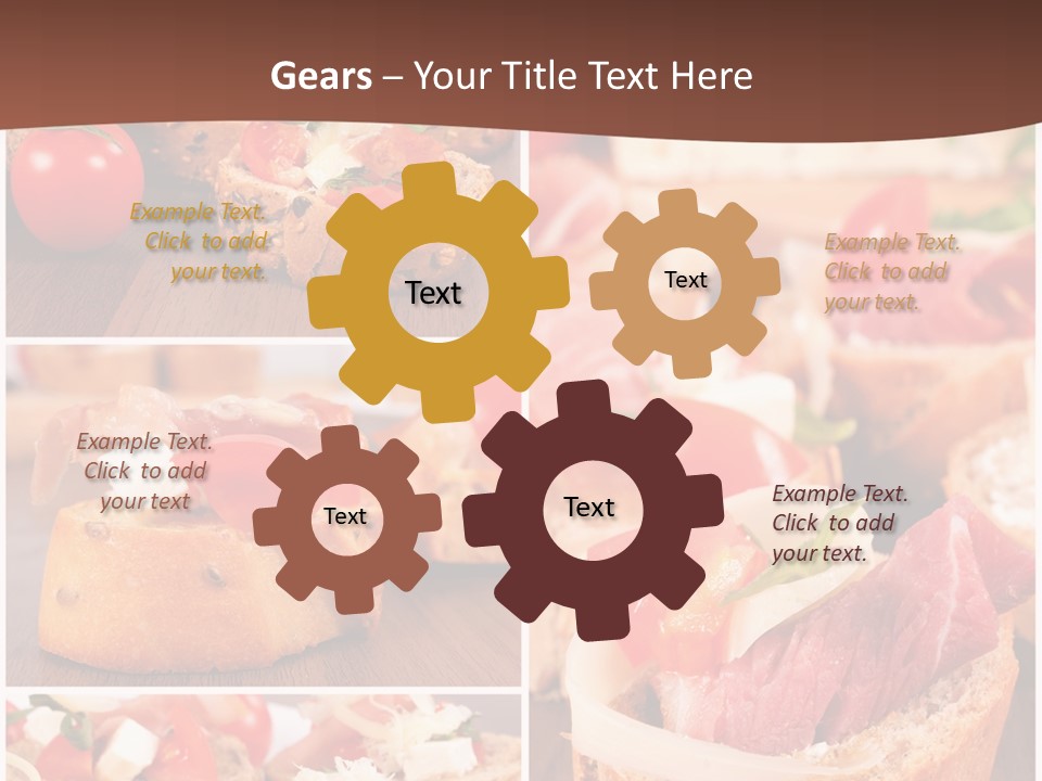 Fresh Starter Food PowerPoint Template