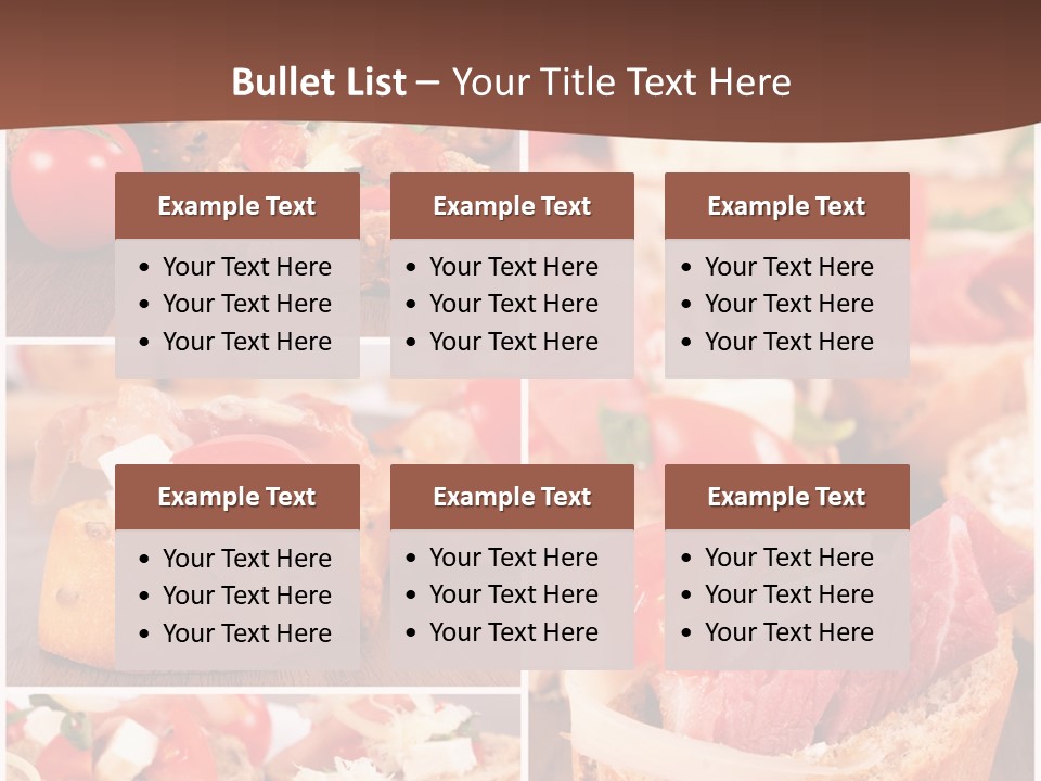 Fresh Starter Food PowerPoint Template