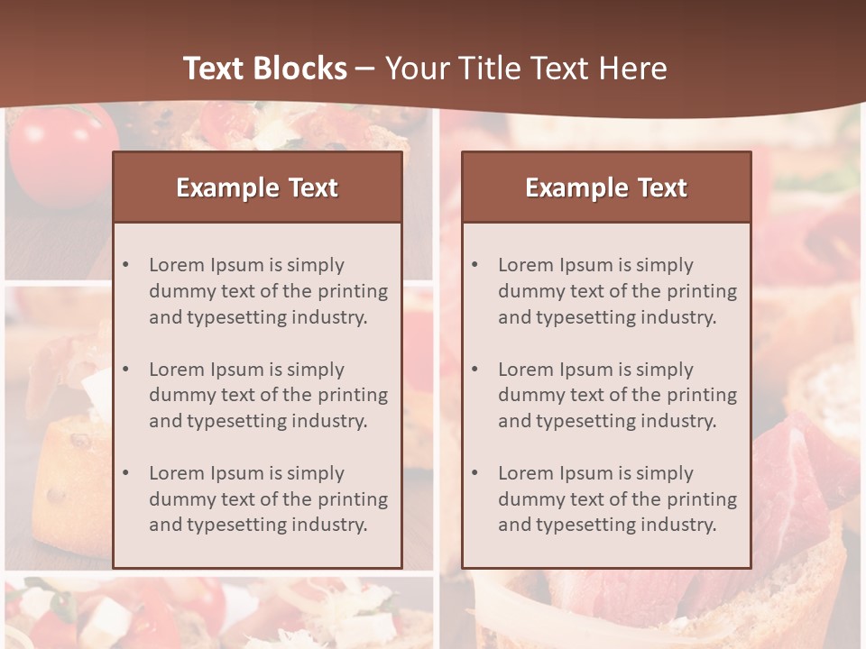 Fresh Starter Food PowerPoint Template