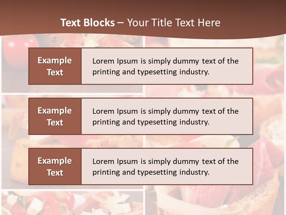 Fresh Starter Food PowerPoint Template