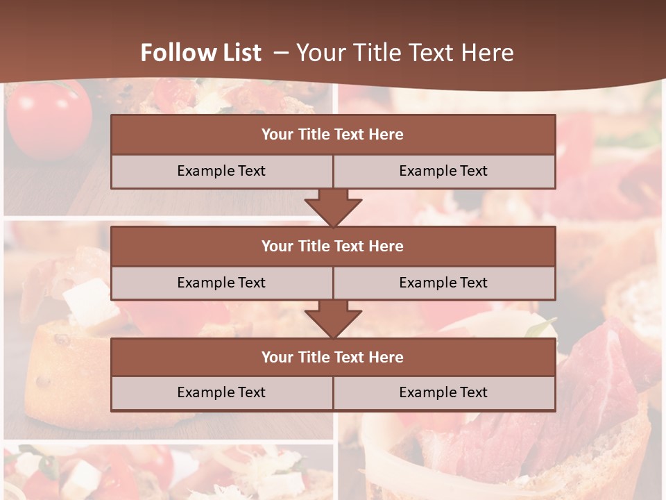 Fresh Starter Food PowerPoint Template