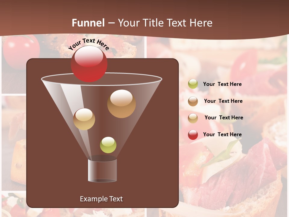 Fresh Starter Food PowerPoint Template