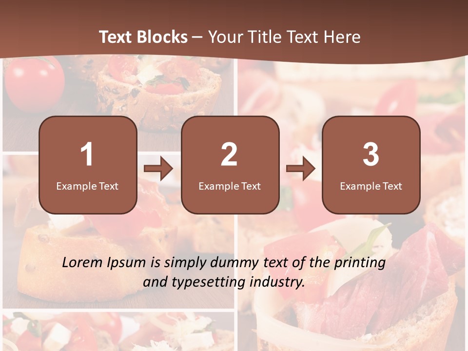 Fresh Starter Food PowerPoint Template