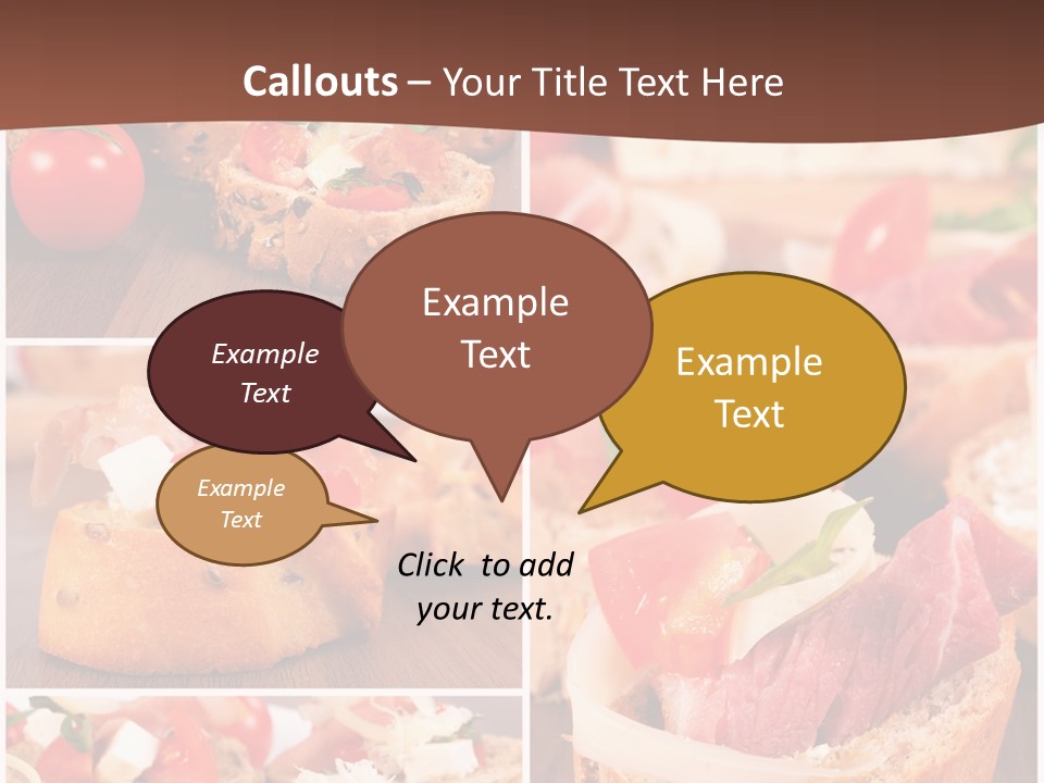 Fresh Starter Food PowerPoint Template
