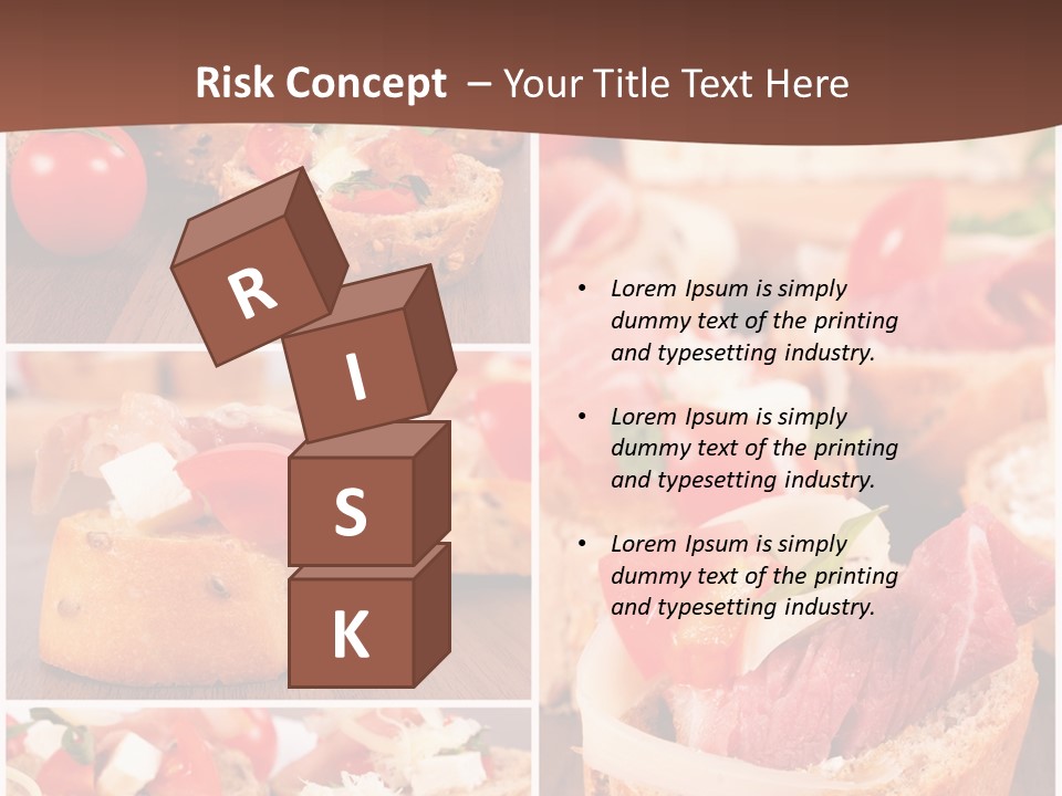 Fresh Starter Food PowerPoint Template