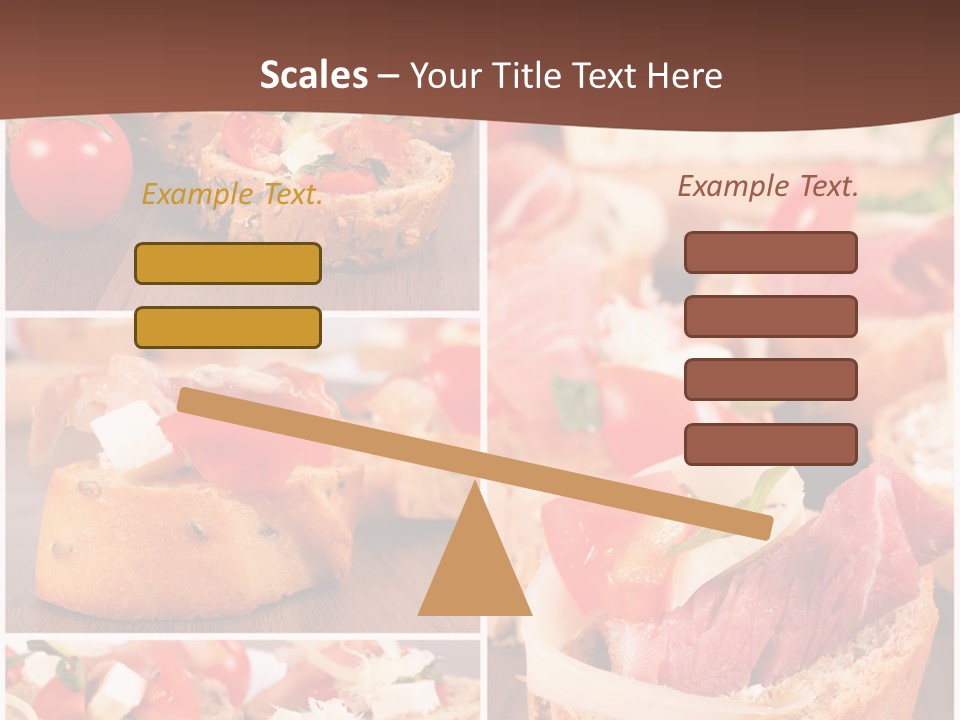 Fresh Starter Food PowerPoint Template