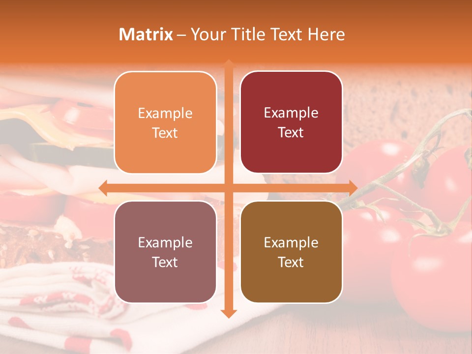 Foods Vegetables Toast PowerPoint Template