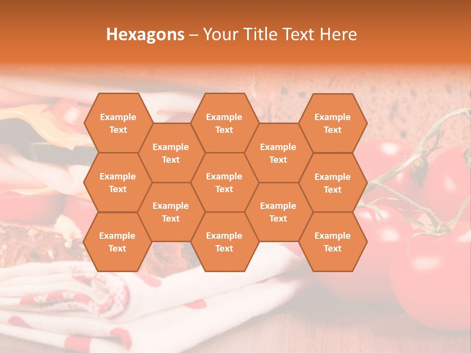 Foods Vegetables Toast PowerPoint Template