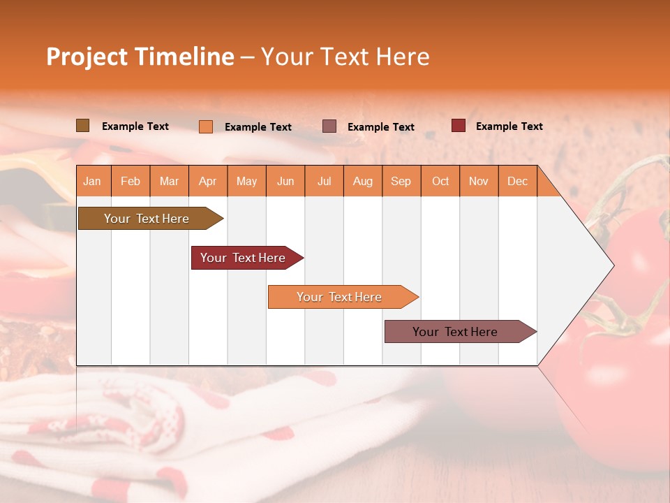 Foods Vegetables Toast PowerPoint Template