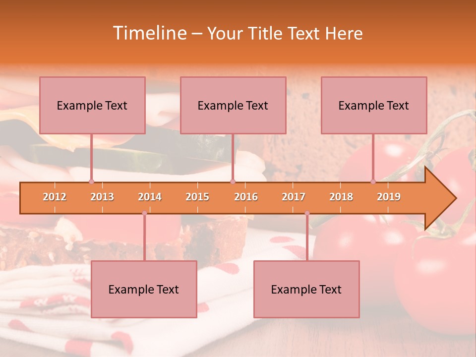Foods Vegetables Toast PowerPoint Template