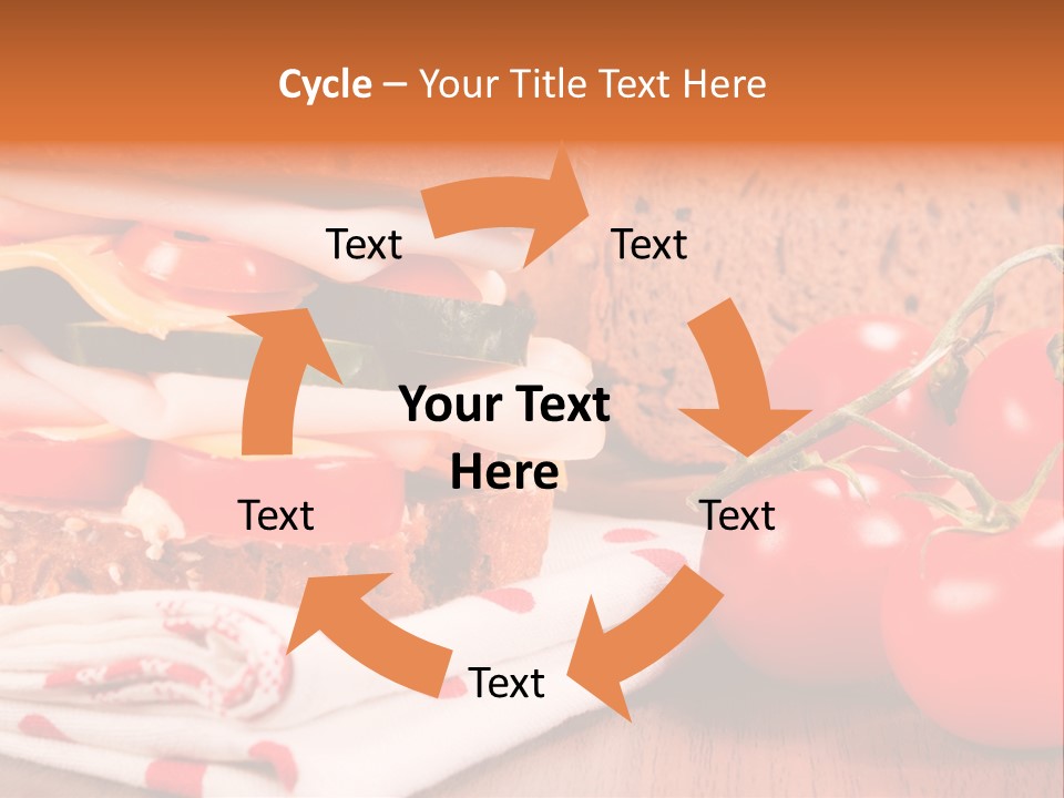Foods Vegetables Toast PowerPoint Template