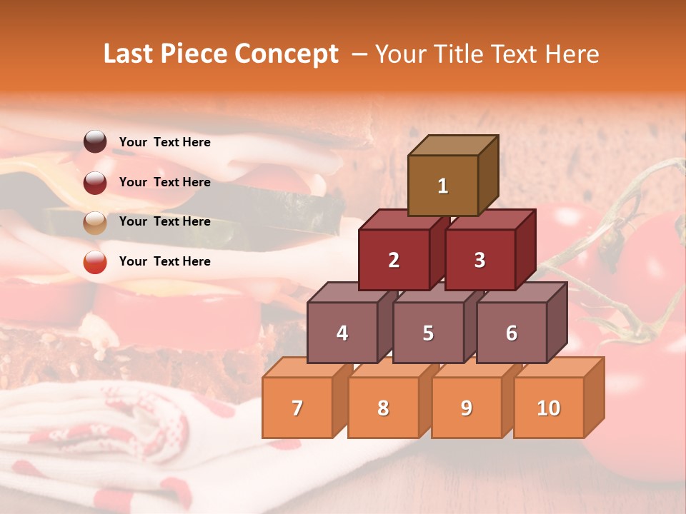 Foods Vegetables Toast PowerPoint Template