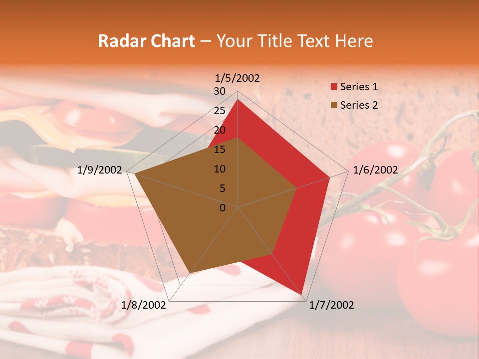 Foods Vegetables Toast PowerPoint Template