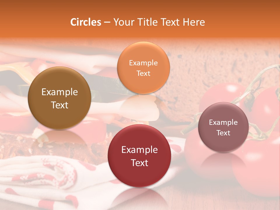 Foods Vegetables Toast PowerPoint Template