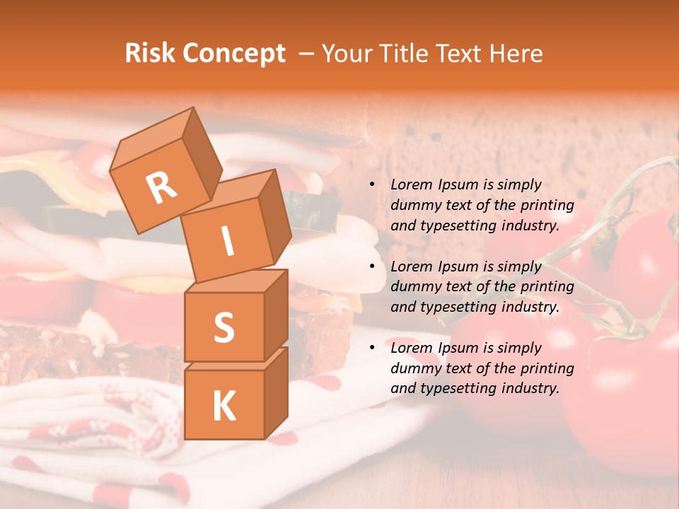 Foods Vegetables Toast PowerPoint Template
