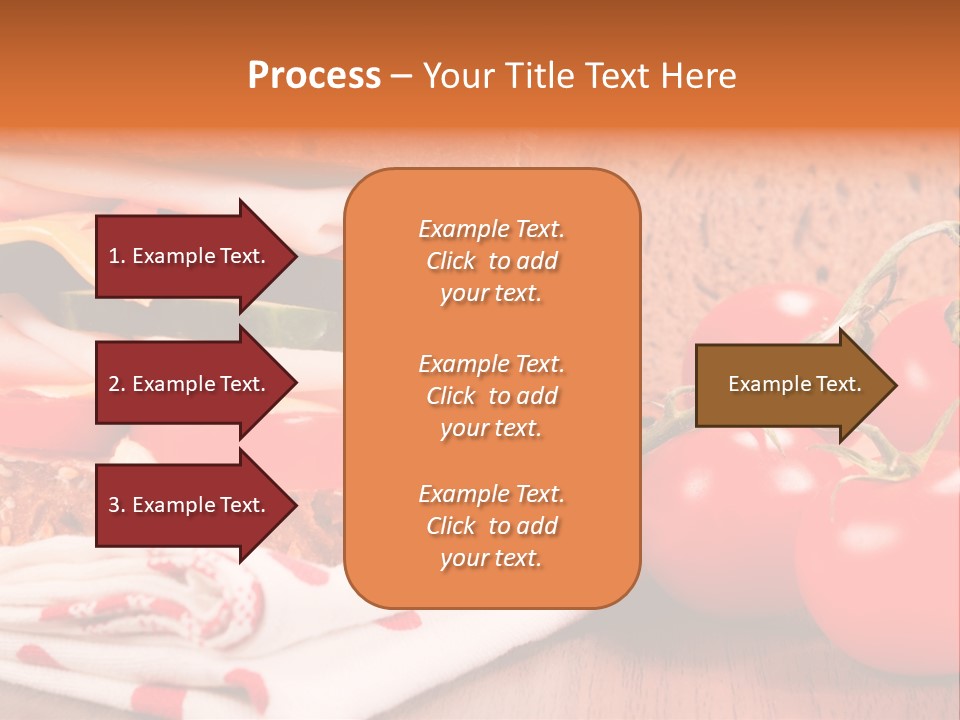 Foods Vegetables Toast PowerPoint Template
