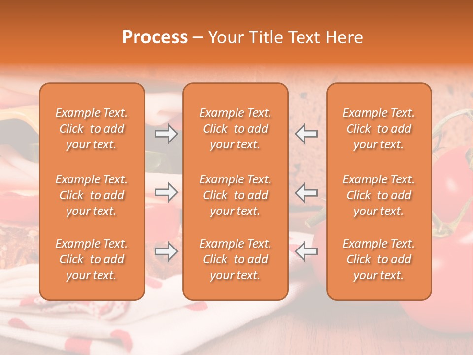 Foods Vegetables Toast PowerPoint Template