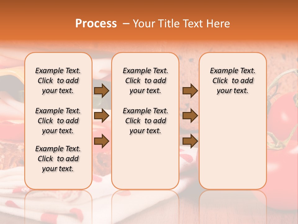 Foods Vegetables Toast PowerPoint Template