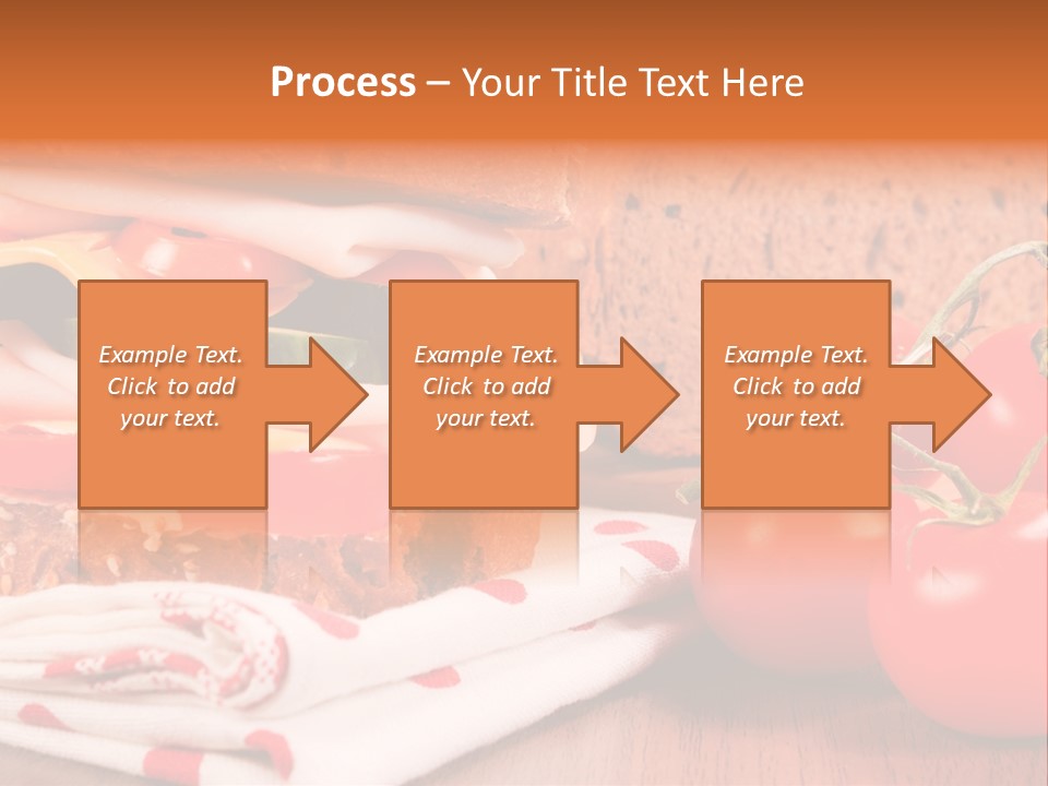 Foods Vegetables Toast PowerPoint Template