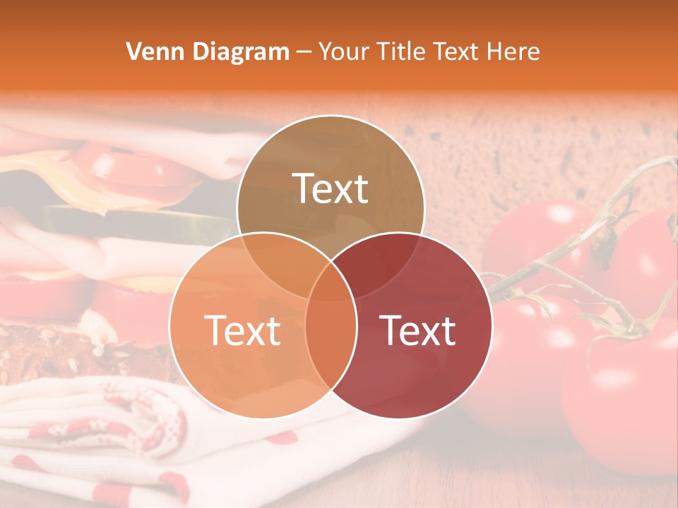Foods Vegetables Toast PowerPoint Template