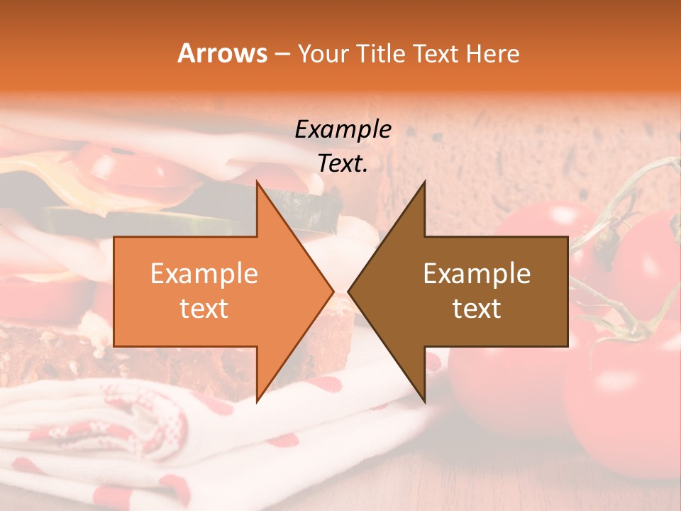 Foods Vegetables Toast PowerPoint Template