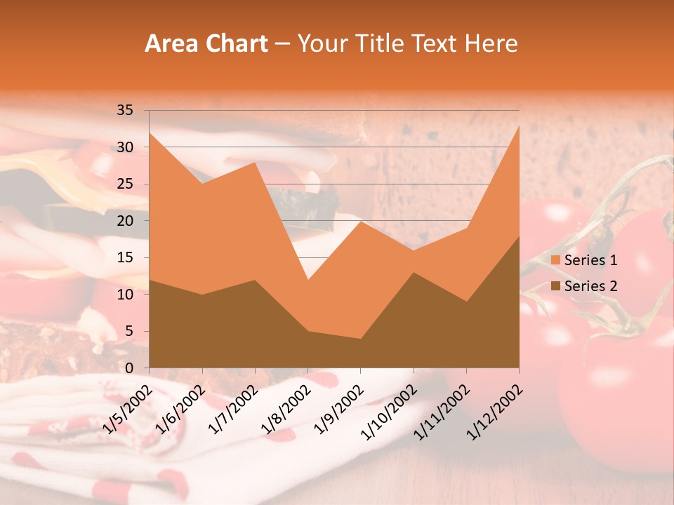 Foods Vegetables Toast PowerPoint Template